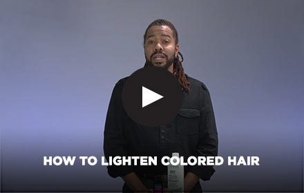 How to Lighten Colored Hair by Clairol Professional Online Education